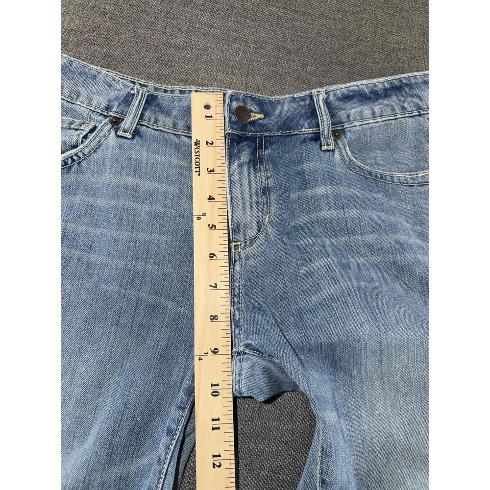 Aeropostale Authentic‎ Flare Jeans Women's 11/12L Distressed Light Wash Y2K - Picture 7 of 9